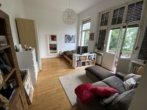 Wohnen/Schlafen - Bestlage Bismarckviertel: kleines Apartment mit Wohnküche und sonnigem Balkon!