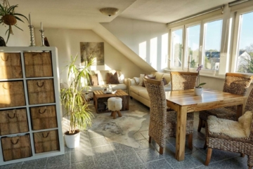 * möblierte 2-Zi Wohnung am Moritzplatz Krefeld * mit offener Küche und Sonnen-Dachterrasse, 47803 Krefeld, Wohnung