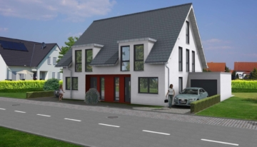 Neubau von 4 schönen Doppelhaushälften in bester Dyklage! Erfüllen Sie sich Ihren Traum!, 47803 Krefeld, Doppelhaushälfte